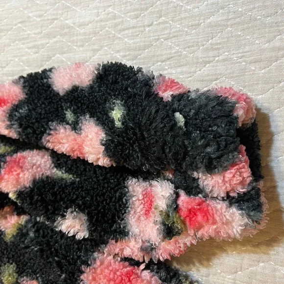 Floral Fleece women’s 3/4 zip pullover - Picture 7 of 7